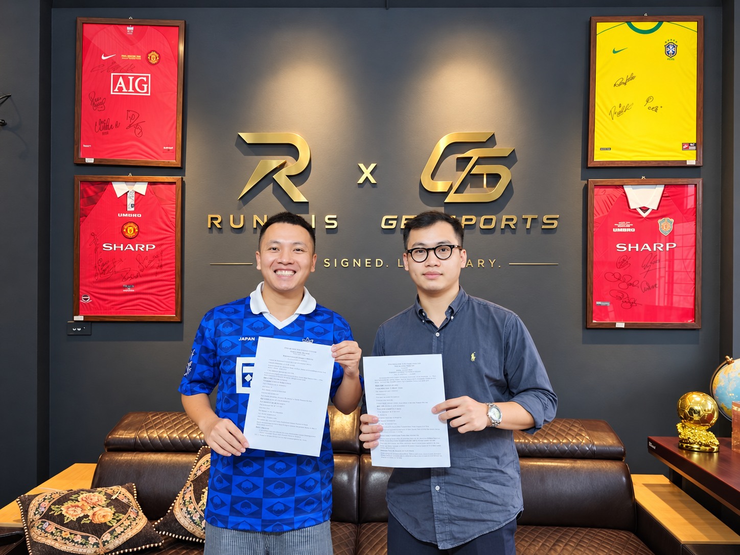 Các đại diện tại không gian Runelis và Gensports — ảnh tư liệu đã biên tập